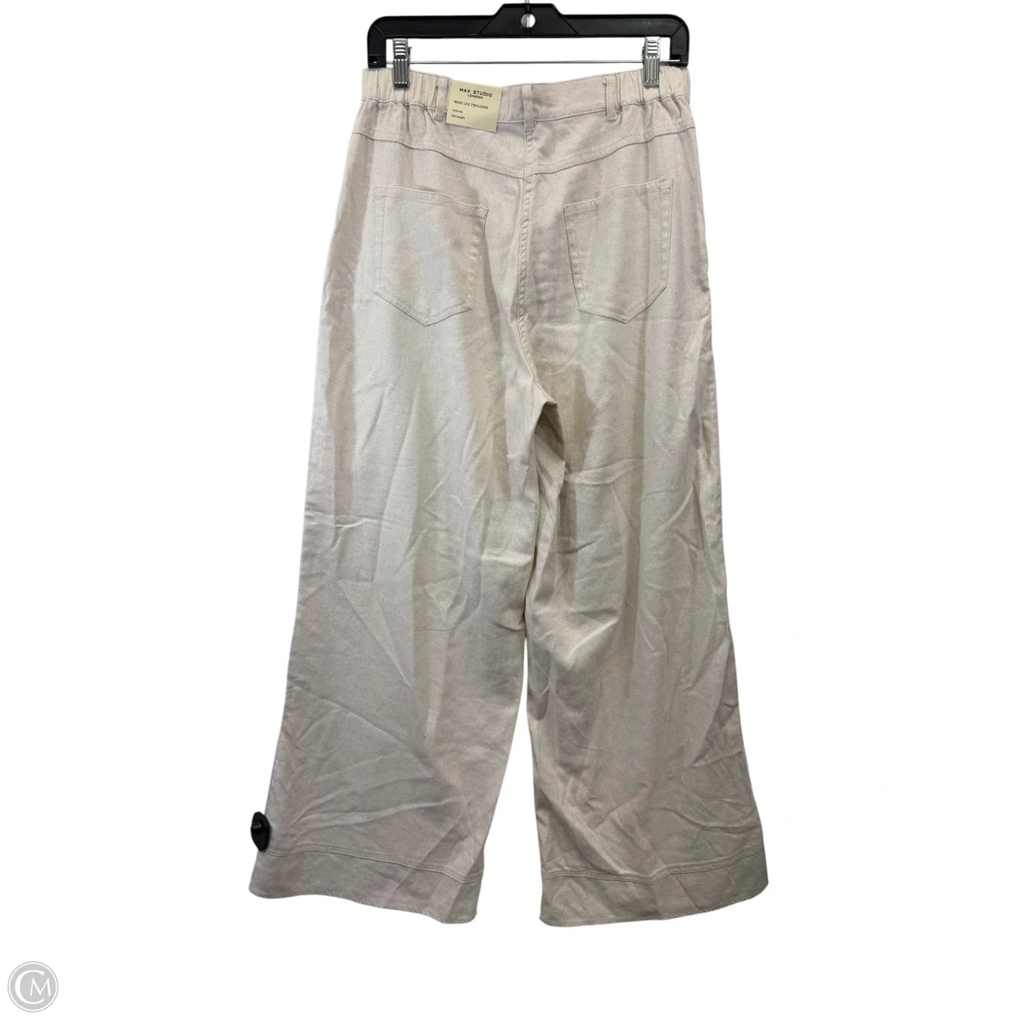 Pants Linen By Max Studio In Cream, Size: M