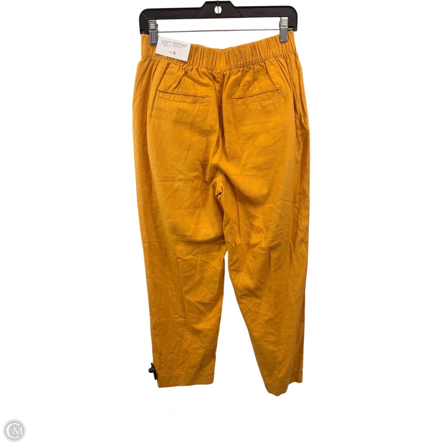 Pants Linen By Loft In Yellow, Size: S