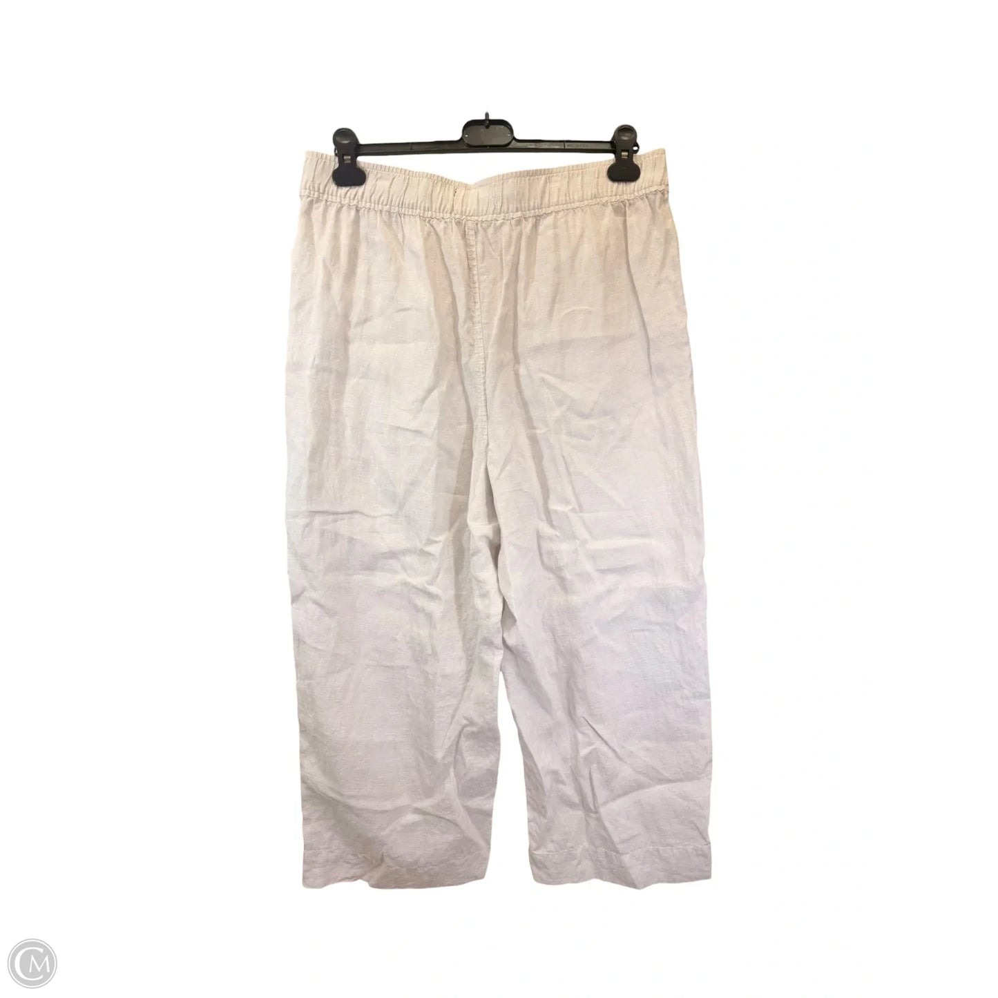 Pants Linen By Tahari In White, Size: Xl
