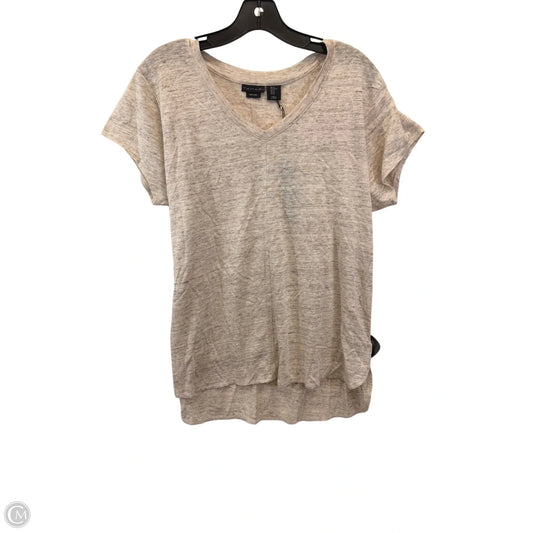 Top Short Sleeve Basic By Tahari In Beige, Size: Xl
