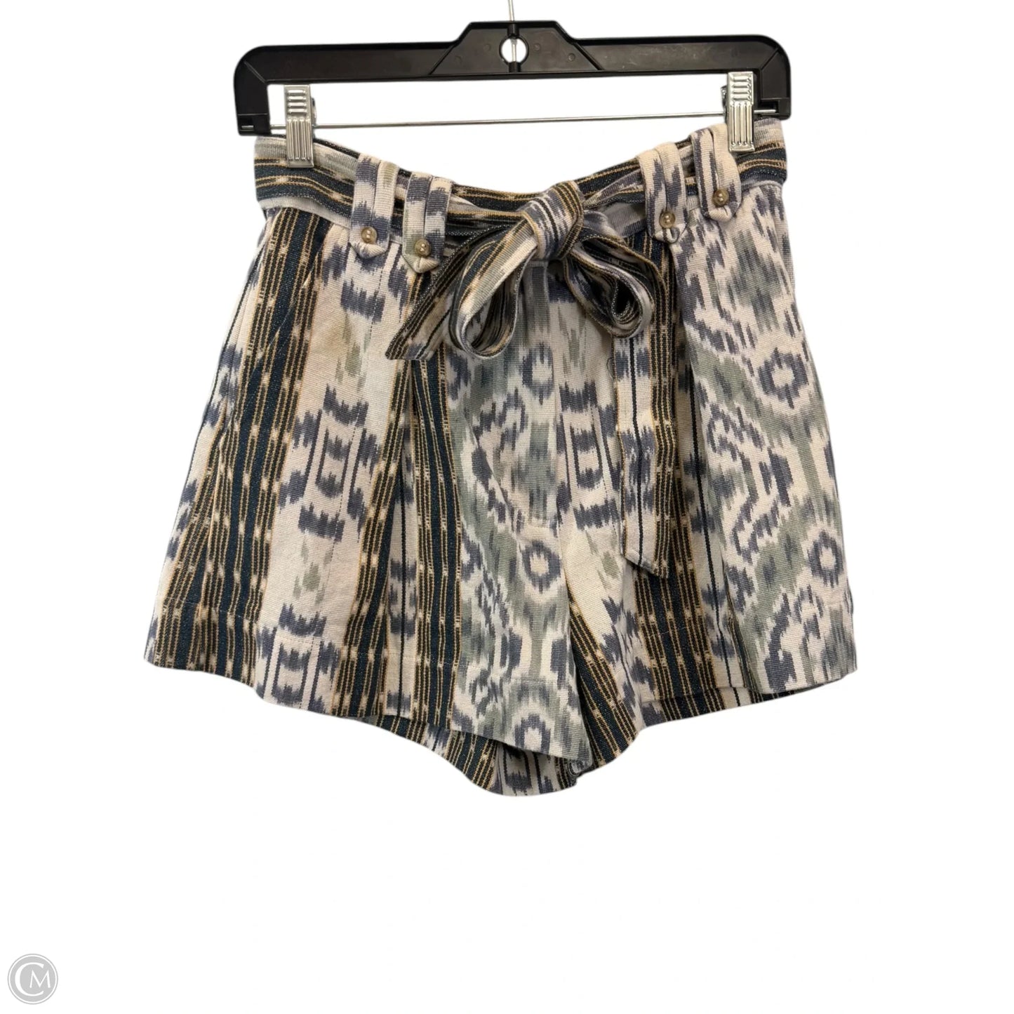 Shorts By Ulla Johnson In Blue & Green, Size: 4