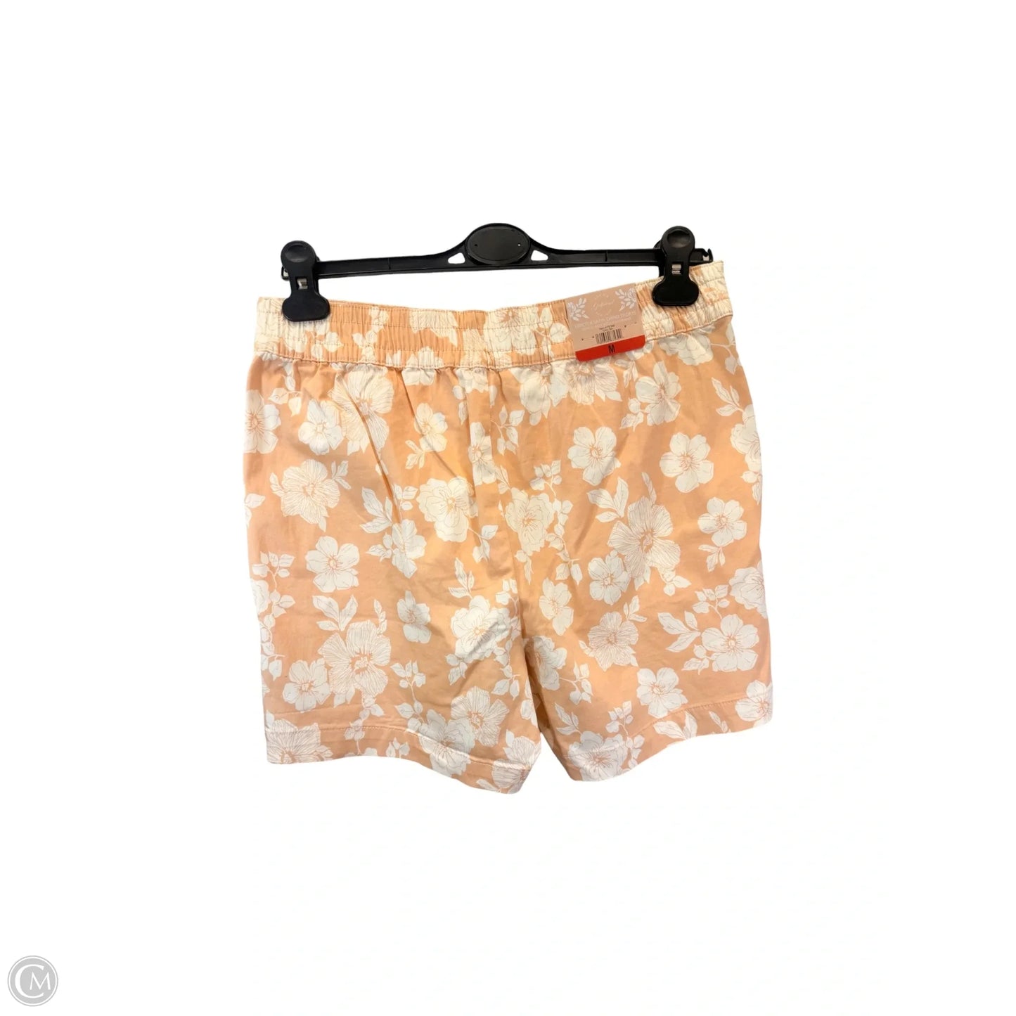Shorts By Jachs Girlfirend In Orange & White, Size: M