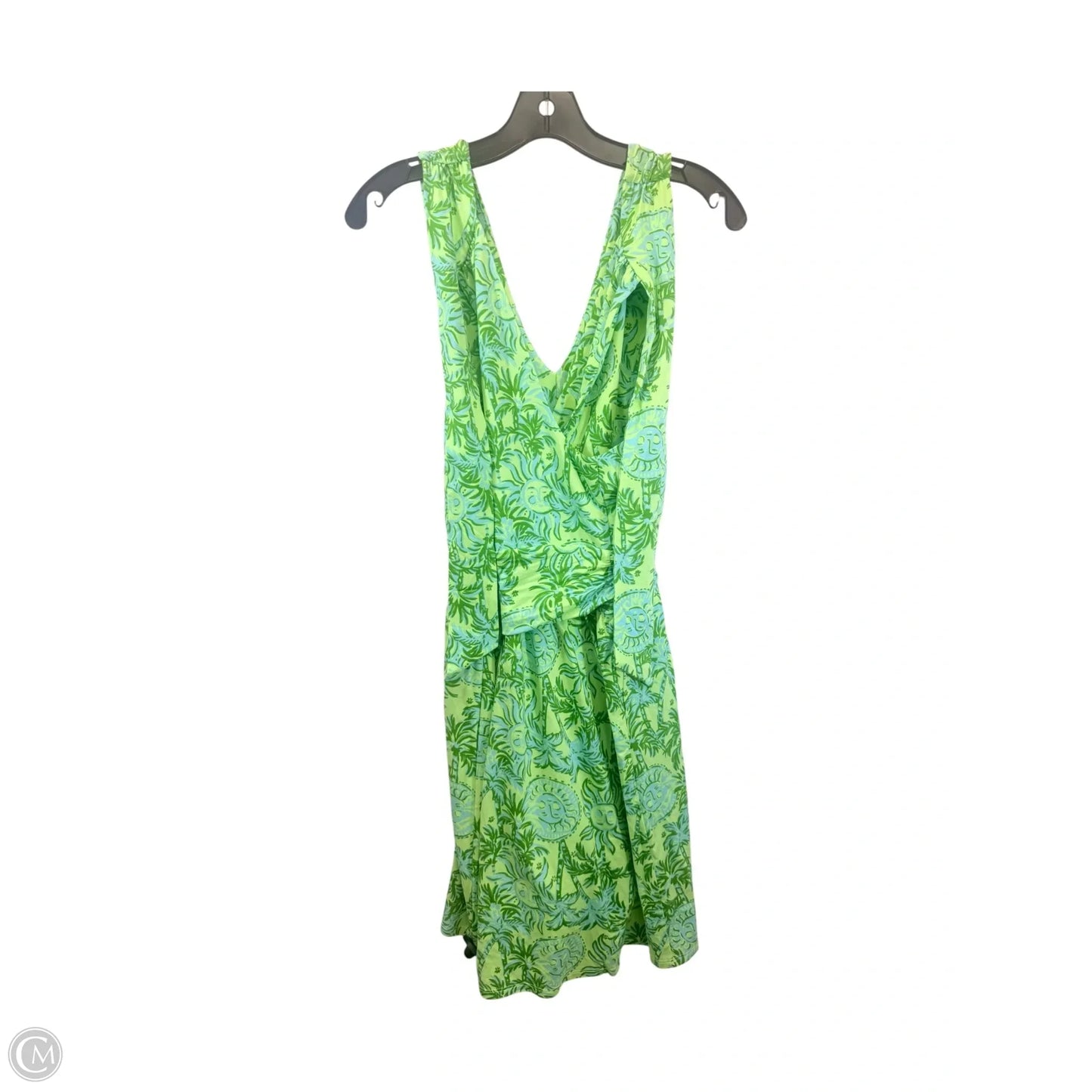 Dress Designer By Lilly Pulitzer In Blue & Green, Size: L
