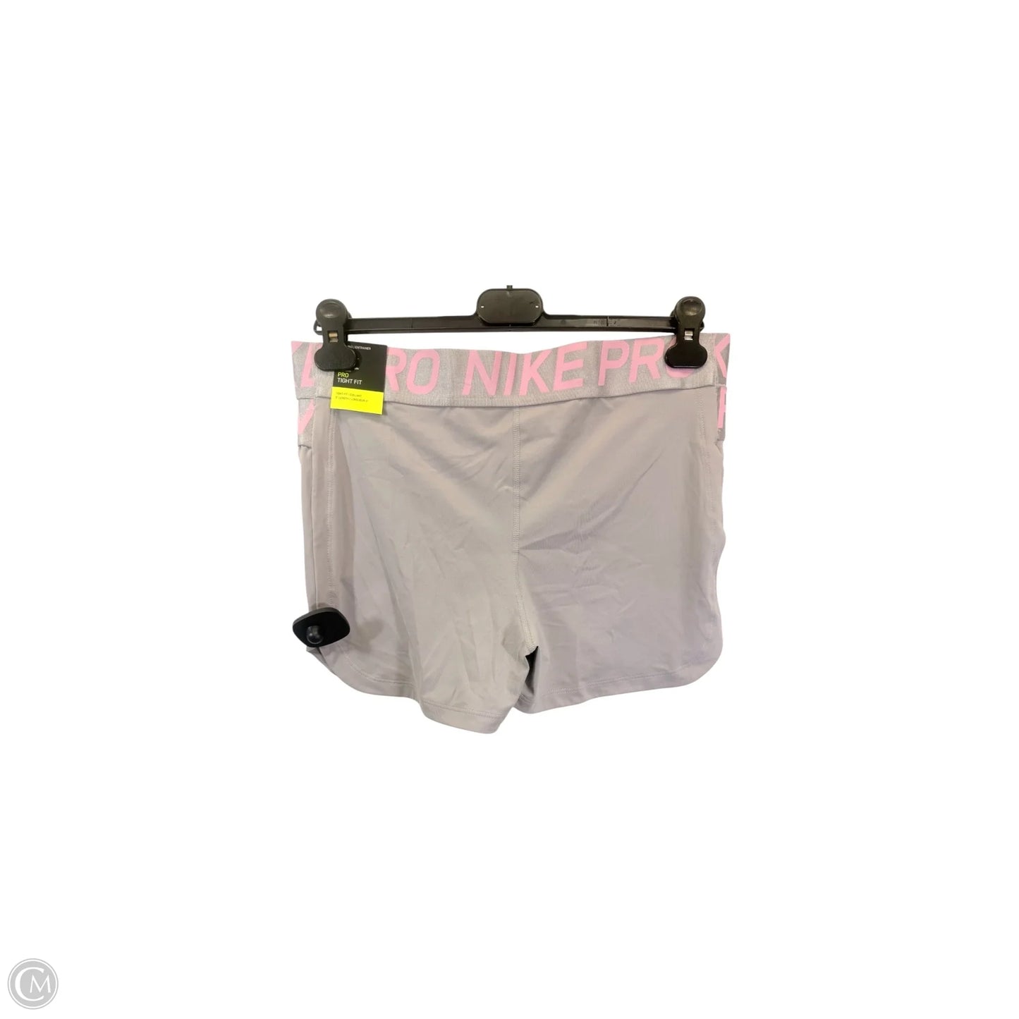 Athletic Shorts By Nike In Grey & Pink, Size: Xl