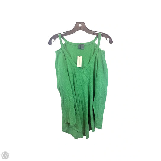 Top 3/4 Sleeve By Left Of Center In Green, Size: Xl