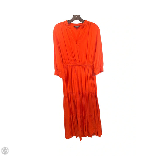 Dress Casual Maxi By Cassees In Orange, Size: L