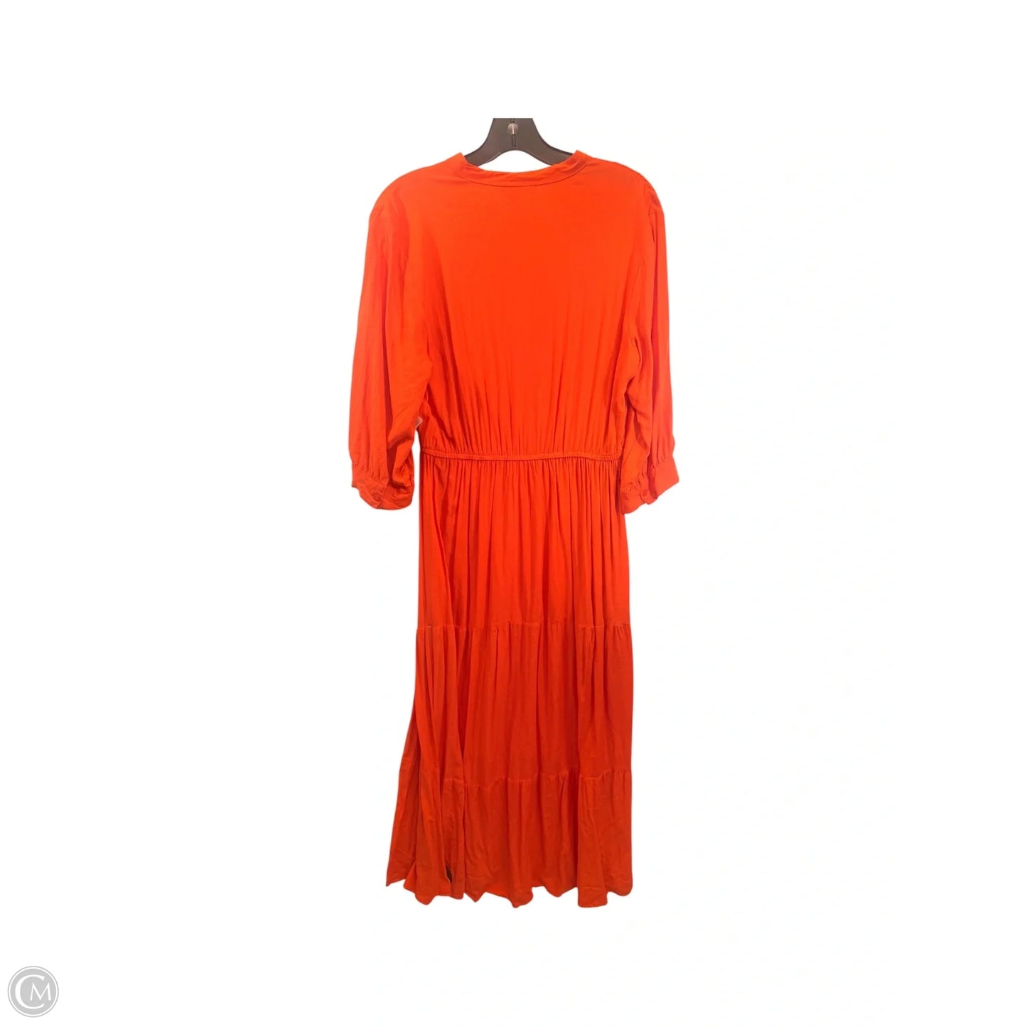 Dress Casual Maxi By Cassees In Orange, Size: L