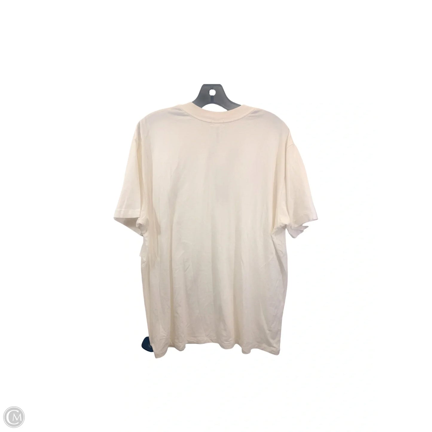 Top Short Sleeve Basic By Skims In Cream, Size: L