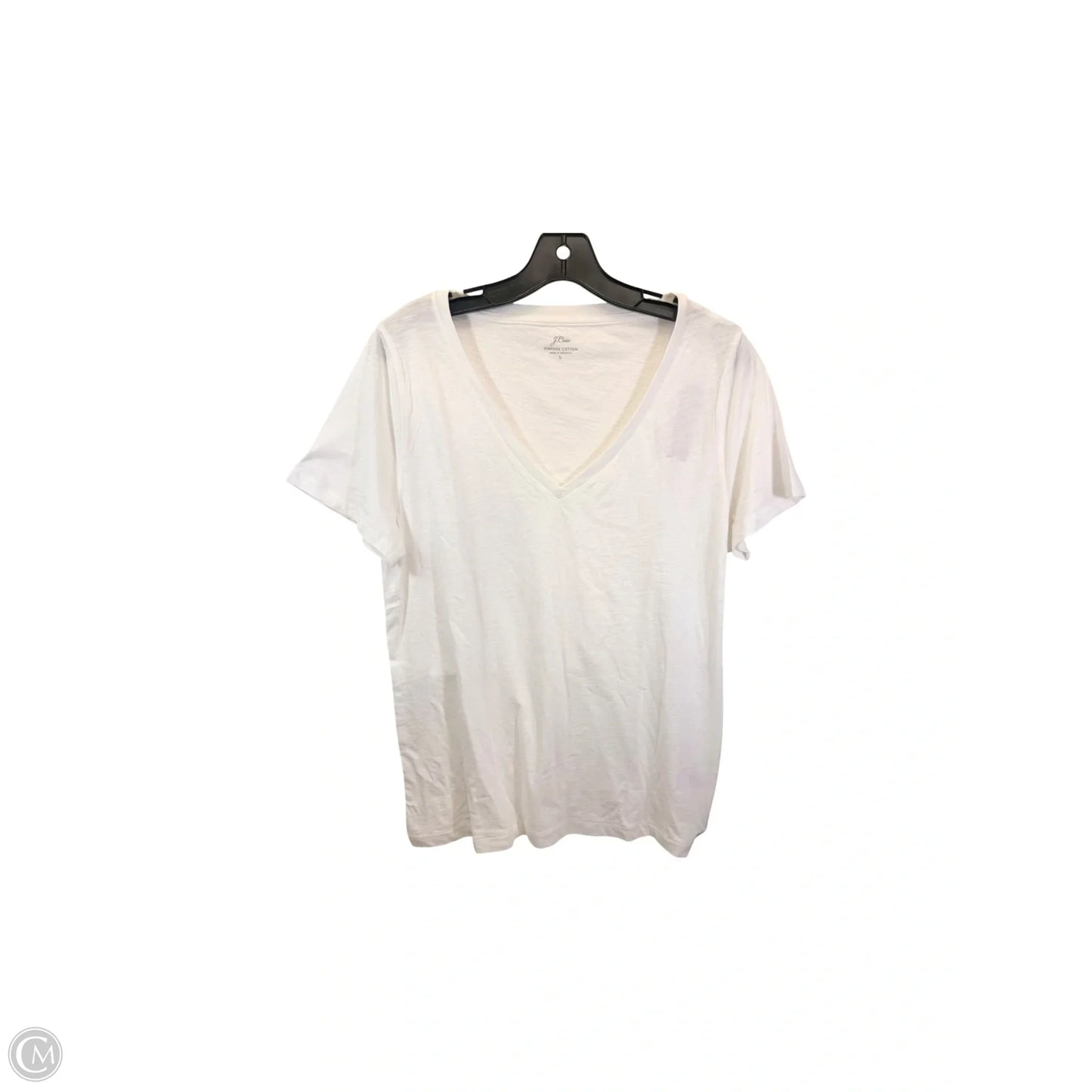 Top Short Sleeve Basic By J. Crew In White, Size: L