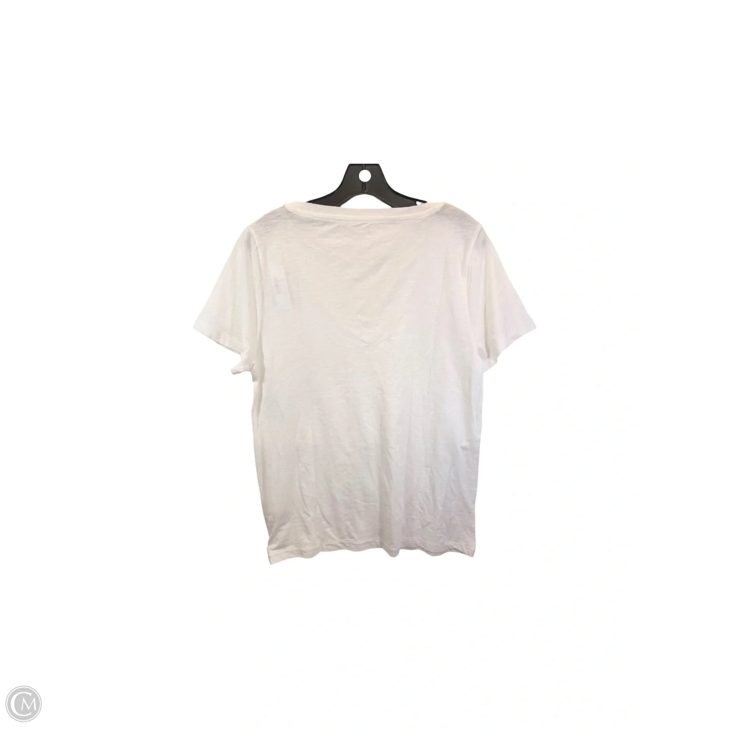 Top Short Sleeve Basic By J. Crew In White, Size: L