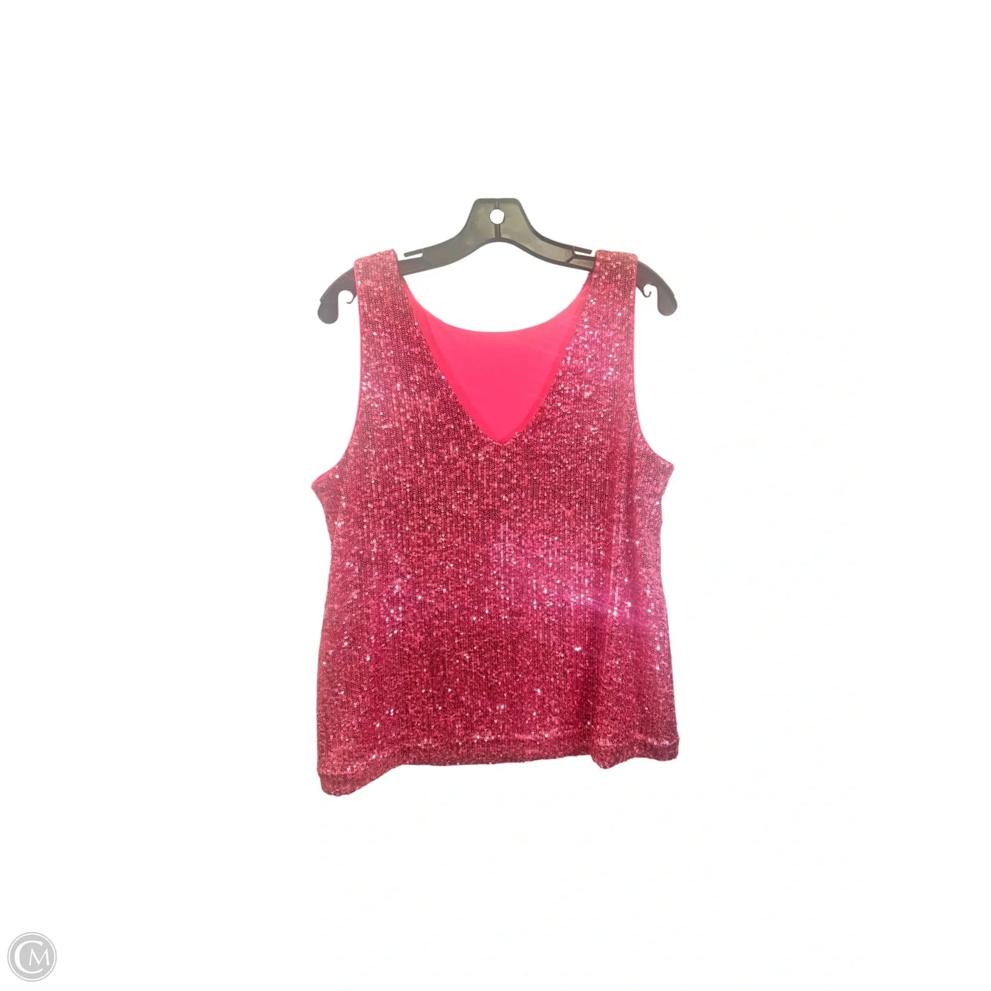 Top Sleeveless Designer By Lilly Pulitzer In Pink, Size: L