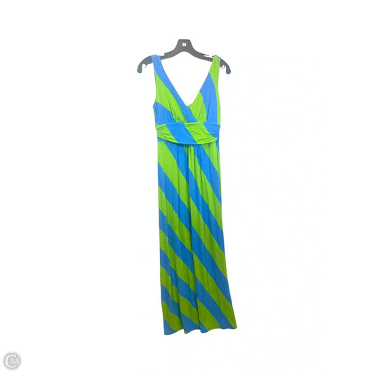 Dress Designer By Lilly Pulitzer In Blue & Green, Size: S