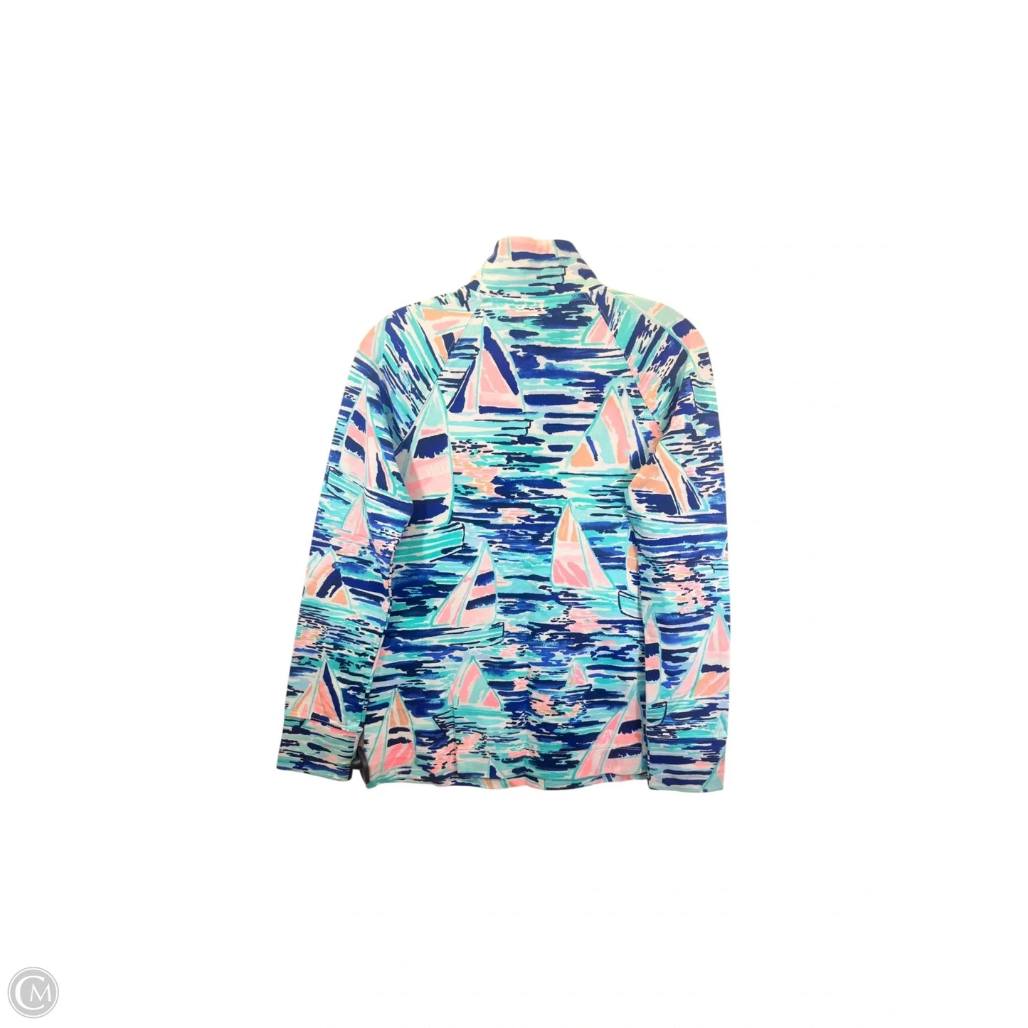 Top Long Sleeve Designer By Lilly Pulitzer In Nautical Print, Size: Xs