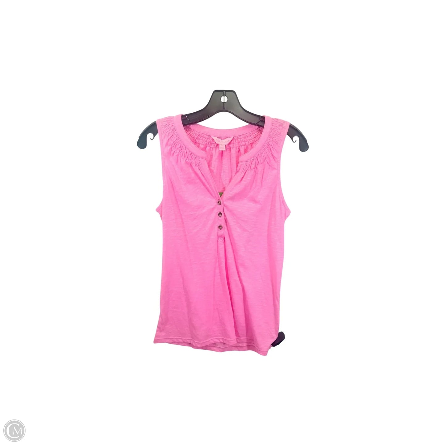 Top Sleeveless Designer By Lilly Pulitzer In Pink, Size: Xs
