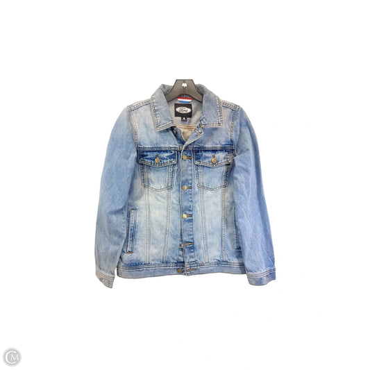 Jacket Denim By Ford In Blue Denim, Size: S