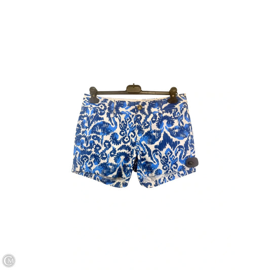 Shorts Designer By Lilly Pulitzer In Blue & White, Size: 6