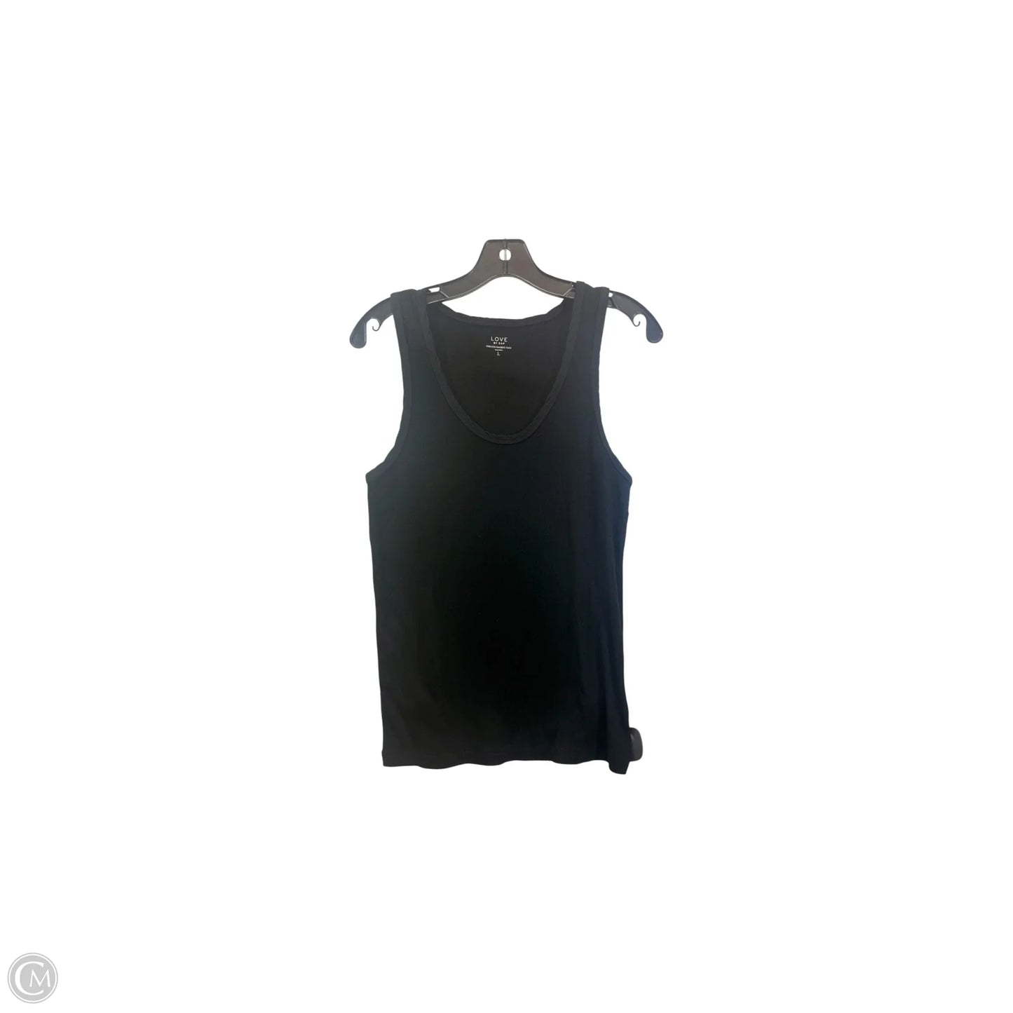 Tank Top By Gap In Black, Size: L