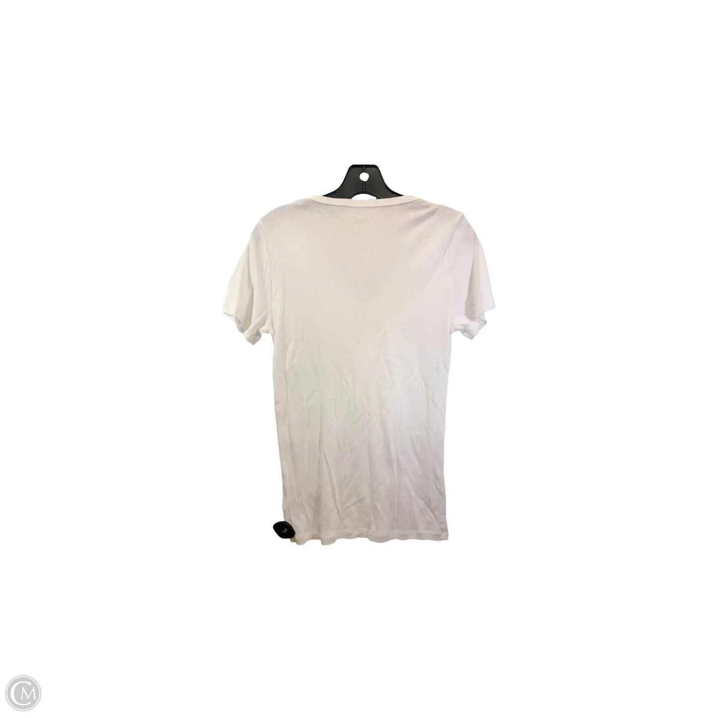 Top Short Sleeve Basic By Gap In White, Size: L