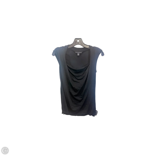 Top Short Sleeve By Banana Republic In Black, Size: S