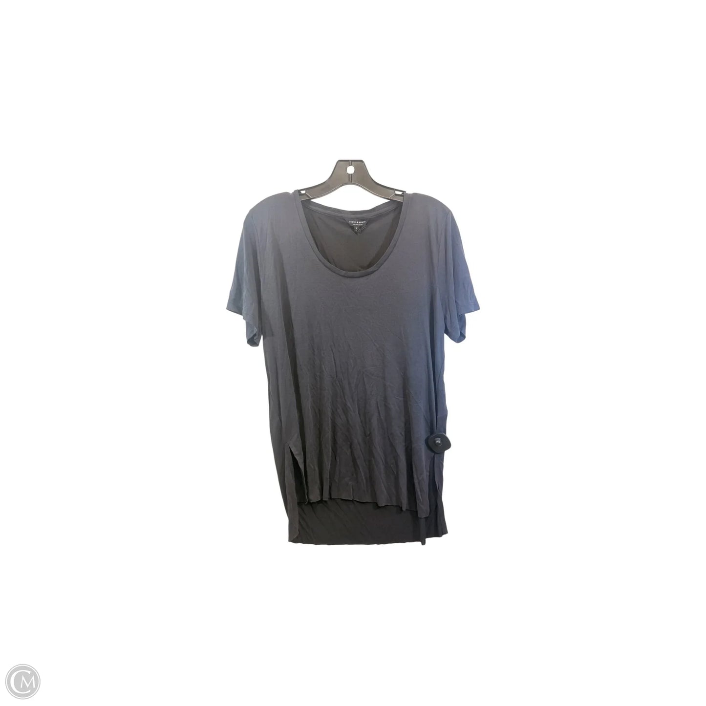 Tunic Short Sleeve By Lucky Brand In Grey, Size: M