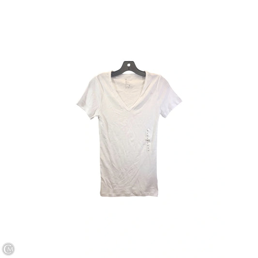 Top Short Sleeve Basic By Gap In White, Size: M