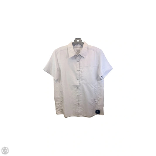 Top Short Sleeve By Mountain Hardwear In Grey, Size: M