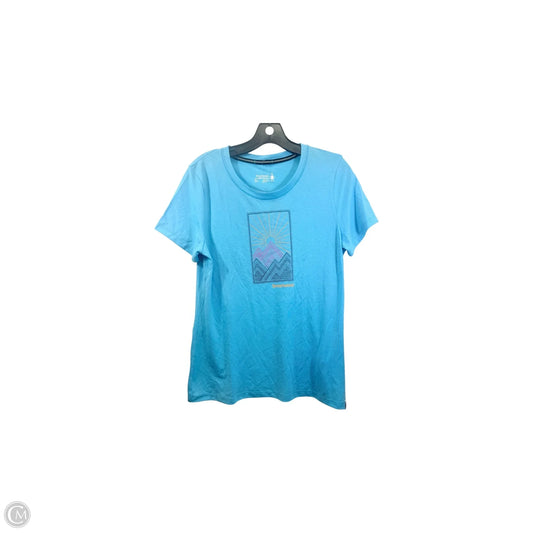 Top Short Sleeve Basic By Smartwool In Blue, Size: M