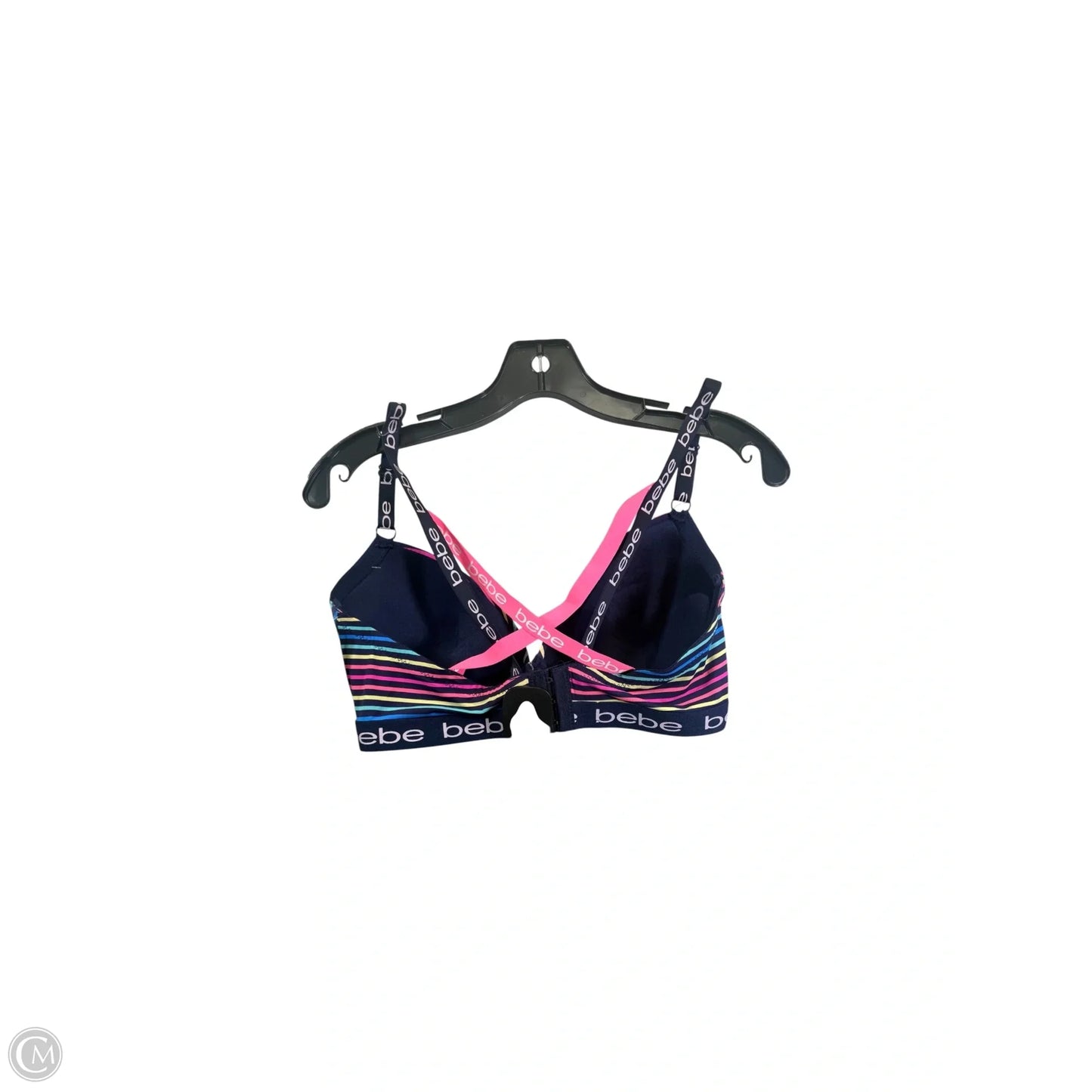 Bra By Bebe In Striped Pattern, Size: M