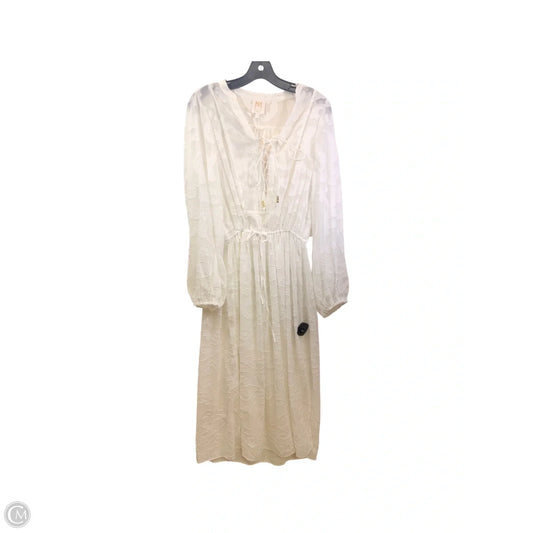 Swimwear Cover-up Designer By Milly In White, Size: L