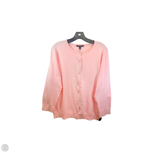 Cardigan By Cable And Gauge In Pink, Size: Xl