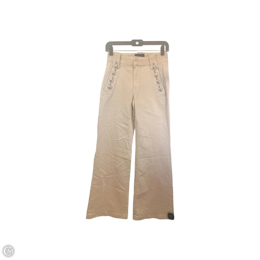 Jeans Wide Leg By White House Black Market In Tan, Size: Xxs