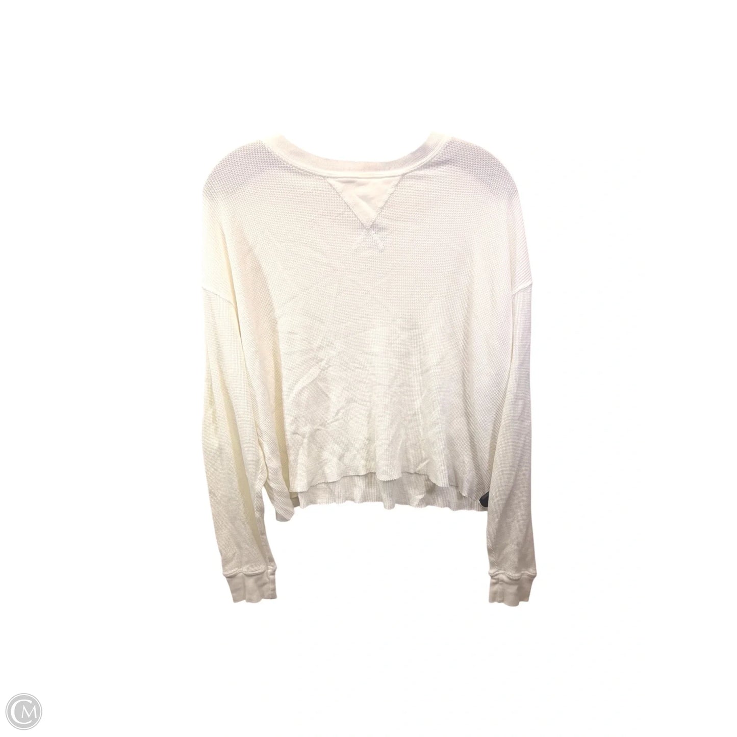 Top Long Sleeve Basic By J. Galt In Cream, Size: S