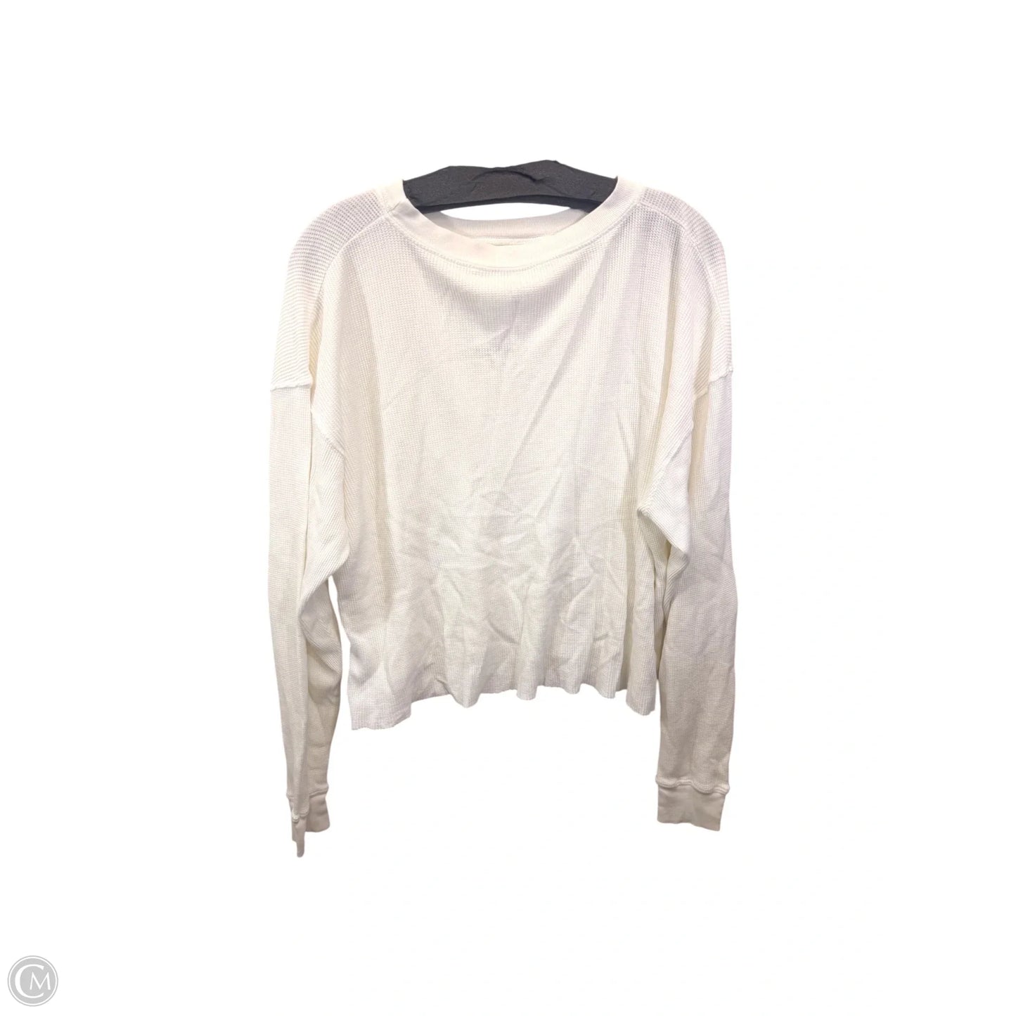 Top Long Sleeve Basic By J. Galt In Cream, Size: S