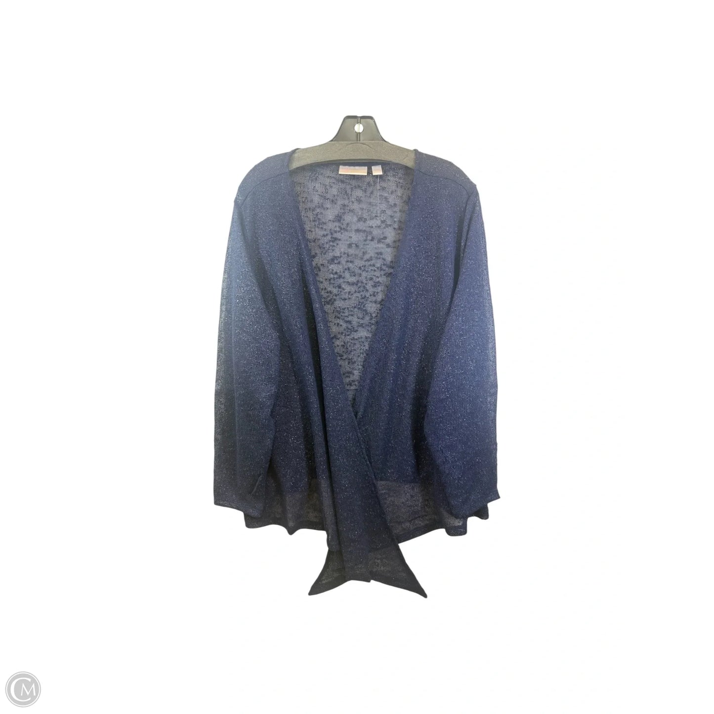 Cardigan By Belle By Kim Gravel In Blue, Size: 3x