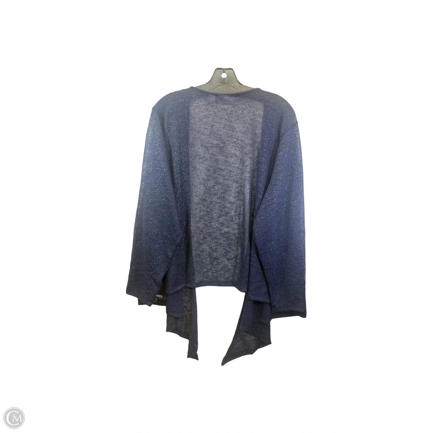 Cardigan By Belle By Kim Gravel In Blue, Size: 3x