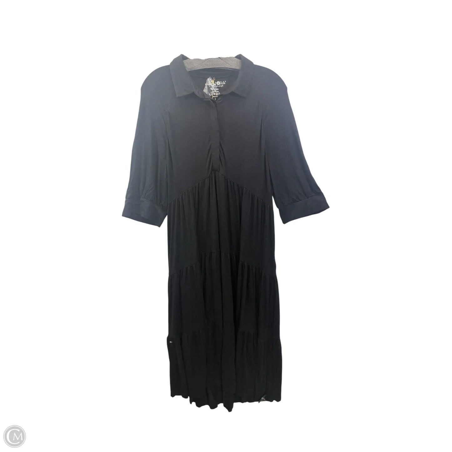 Dress Casual Maxi By Natural Life In Black, Size: L
