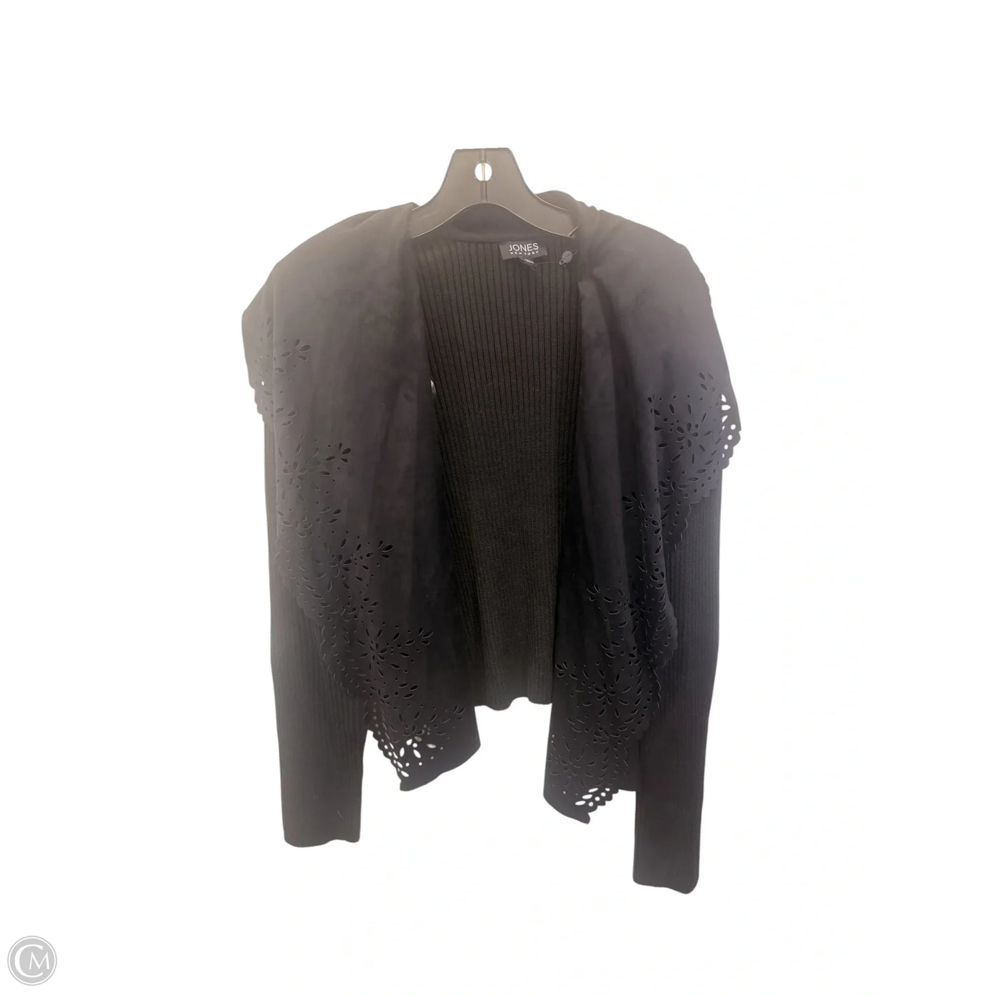 Sweater Cardigan By Jones New York In Black, Size: Xl