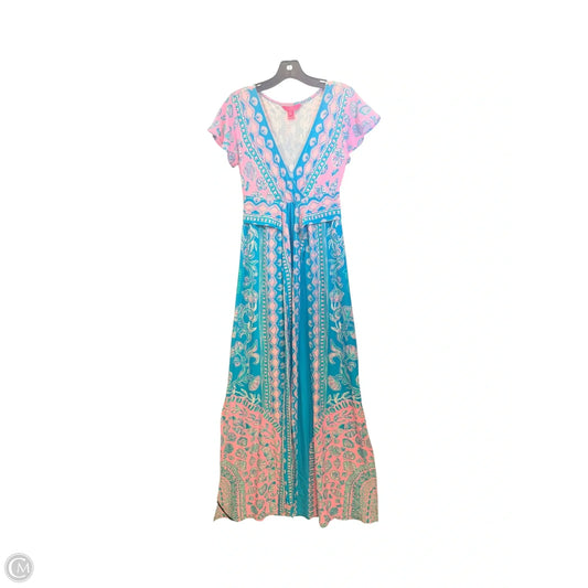 Dress Designer By Lilly Pulitzer In Blue & Pink, Size: Xs
