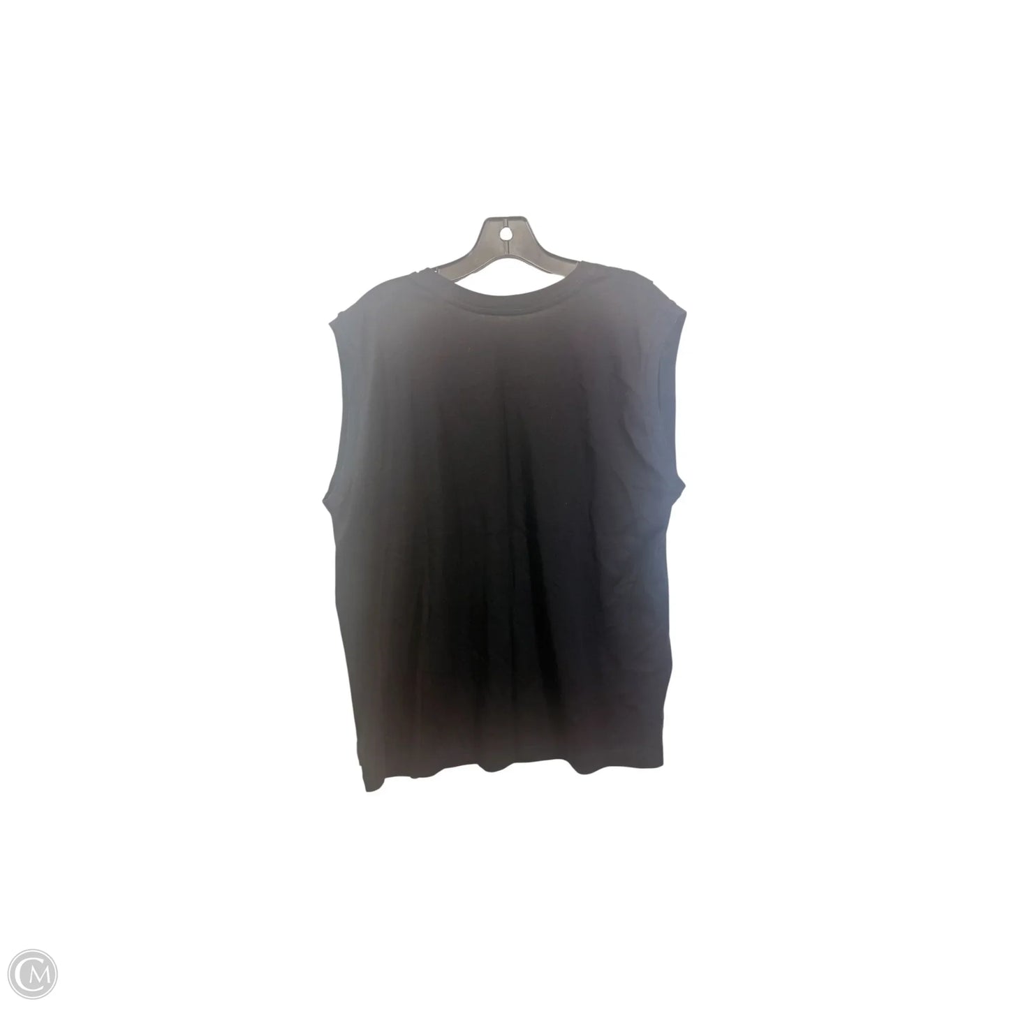 Top Short Sleeve By Loft In Black, Size: L