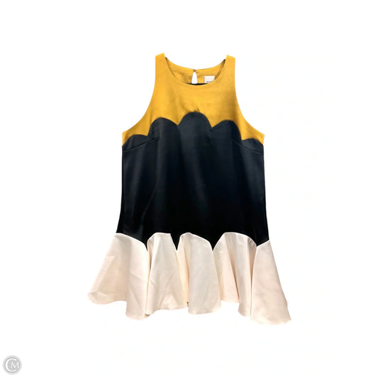 Dress Casual Midi By Maeve In Black & Cream, Size: L