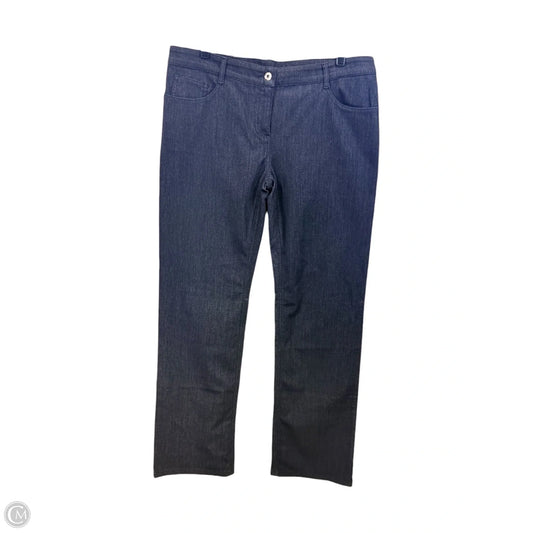 Jeans Straight By Scervino Street In Blue Denim, Size: 14