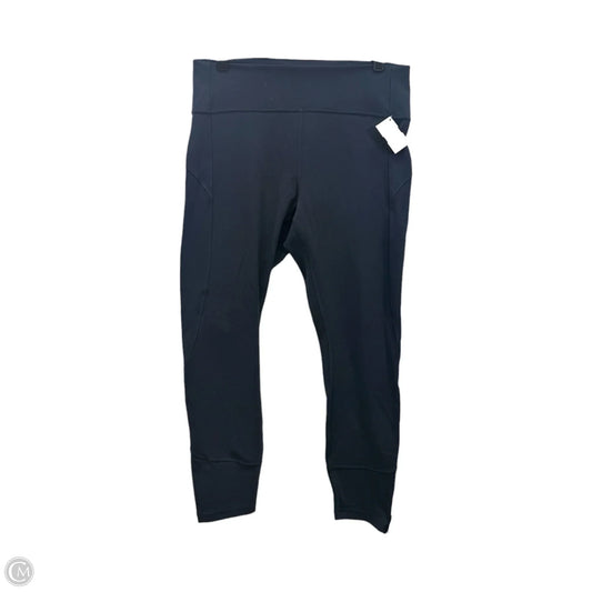 Athletic Leggings Capris By Lululemon In Black, Size: 12