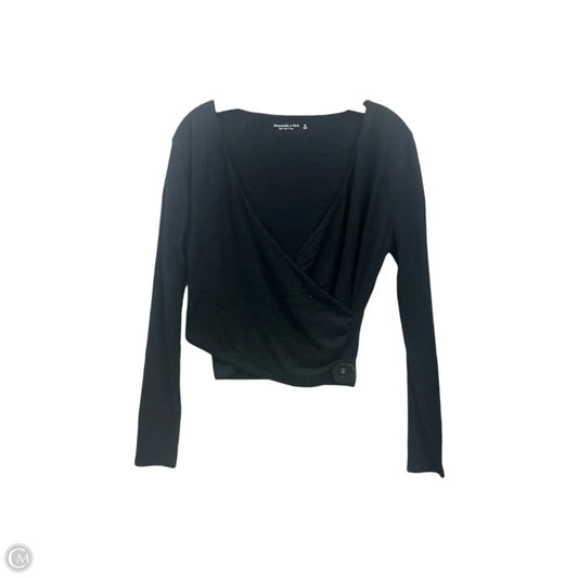Top Long Sleeve By Abercrombie And Fitch In Grey, Size: Xl