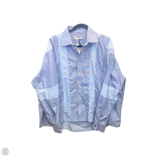 Top Long Sleeve By Proche In Blue, Size: Osfm