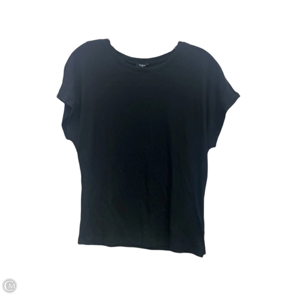 Top Short Sleeve Basic By Express In Black, Size: Xl