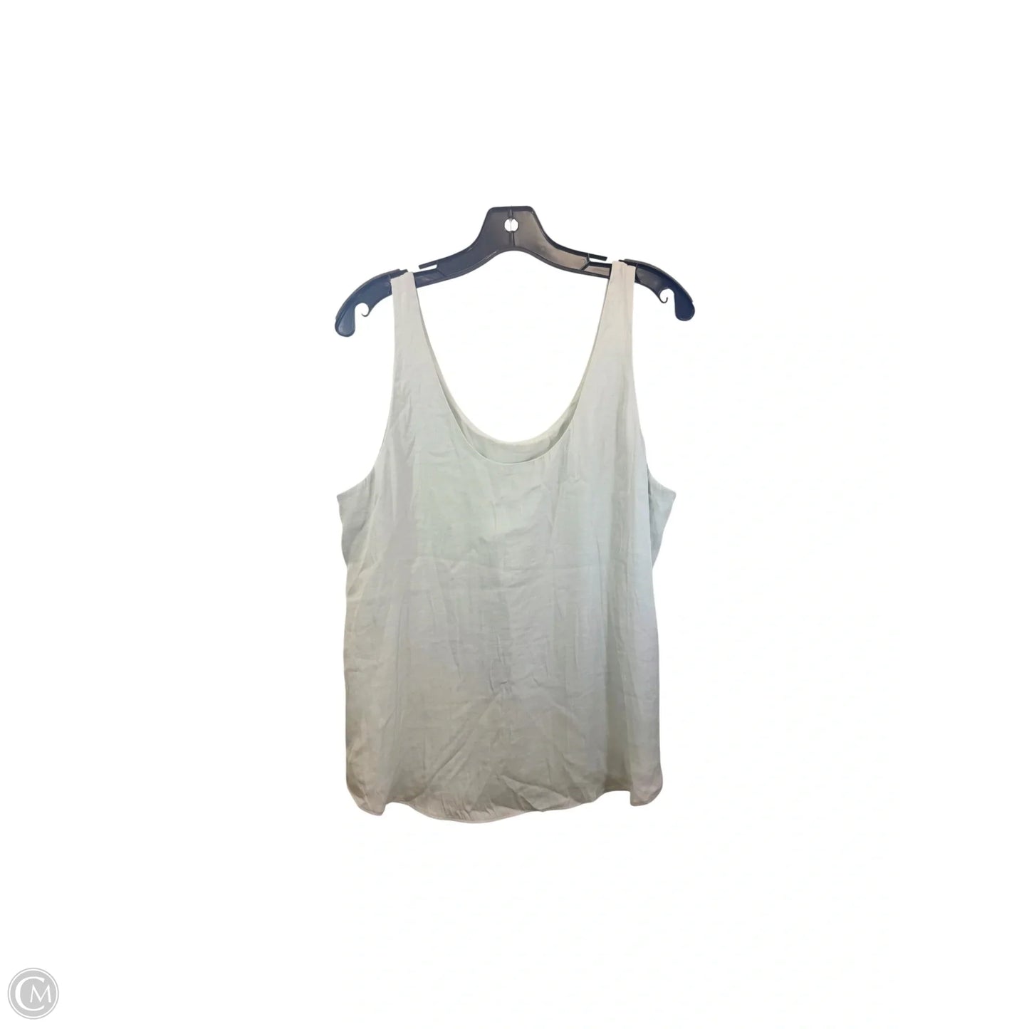 Top Sleeveless By Banana Republic In Green, Size: L