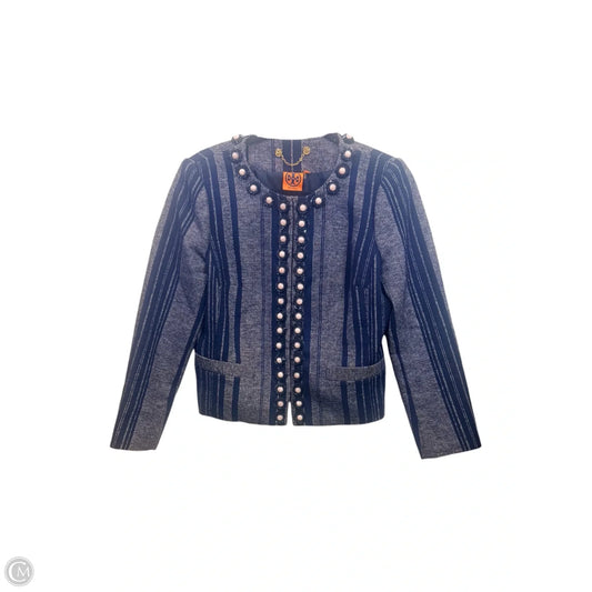 Blazer Designer By Tory Burch In Navy, Size: 6