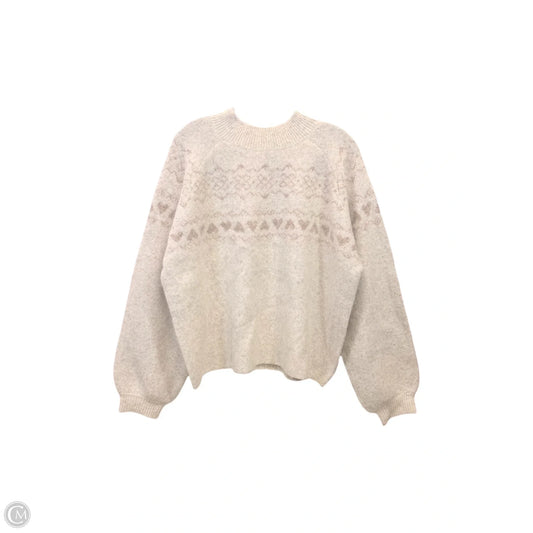 Sweater By Saltwater Luxe In Cream, Size: L