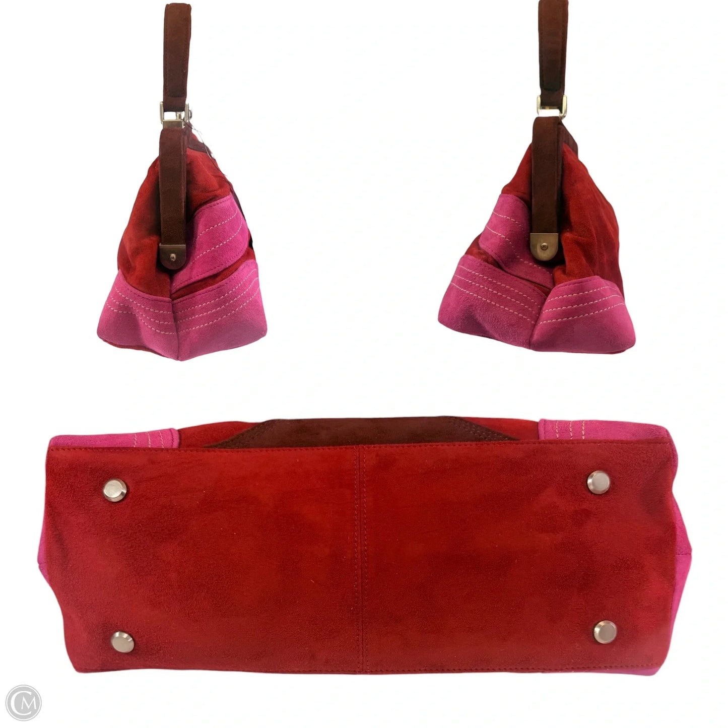 Handbag Leather By Via Spiga, Size: Medium