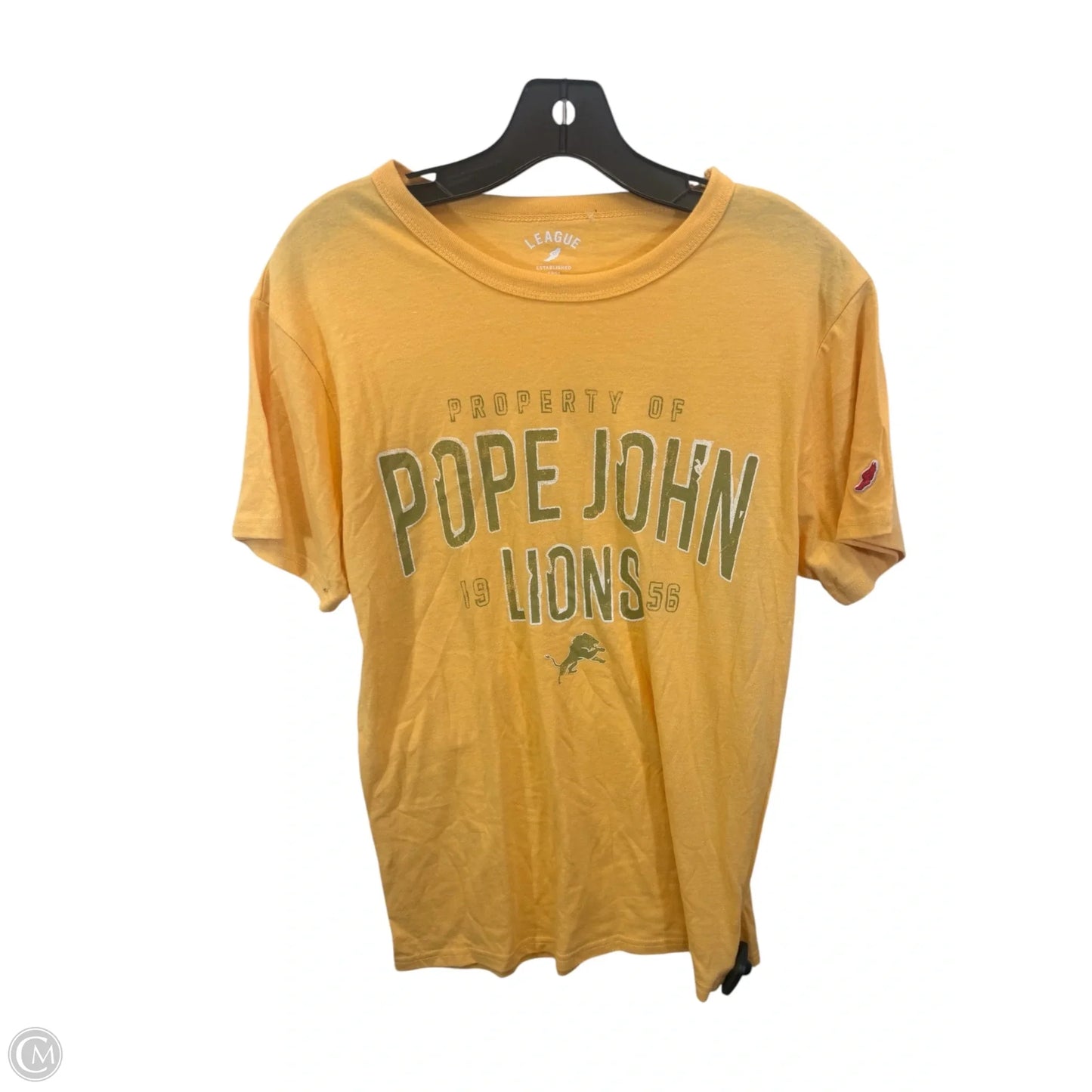 Top Short Sleeve By Clothes Mentor In Yellow, Size: S